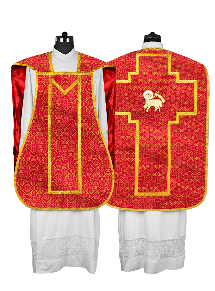 Roman Chasuble with adorned motif