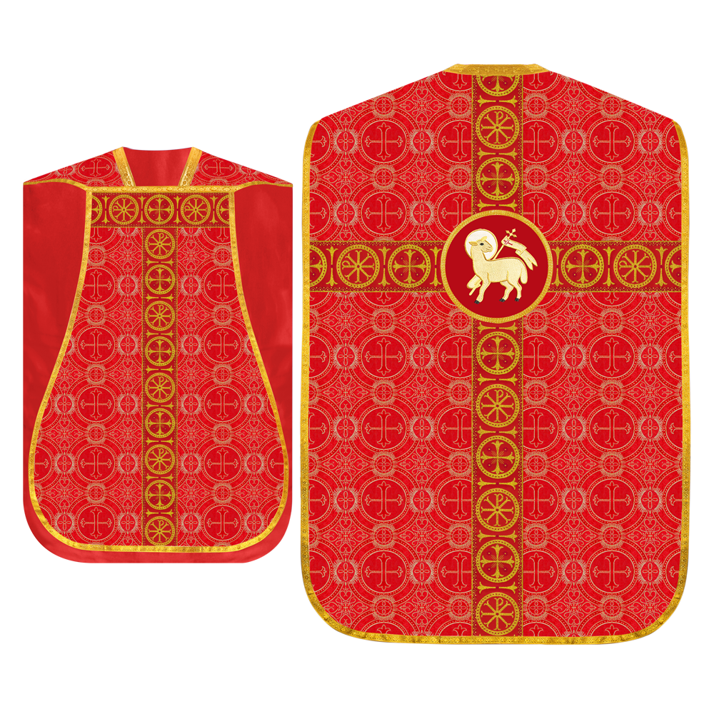 Roman Chasuble with Adorned Orphrey