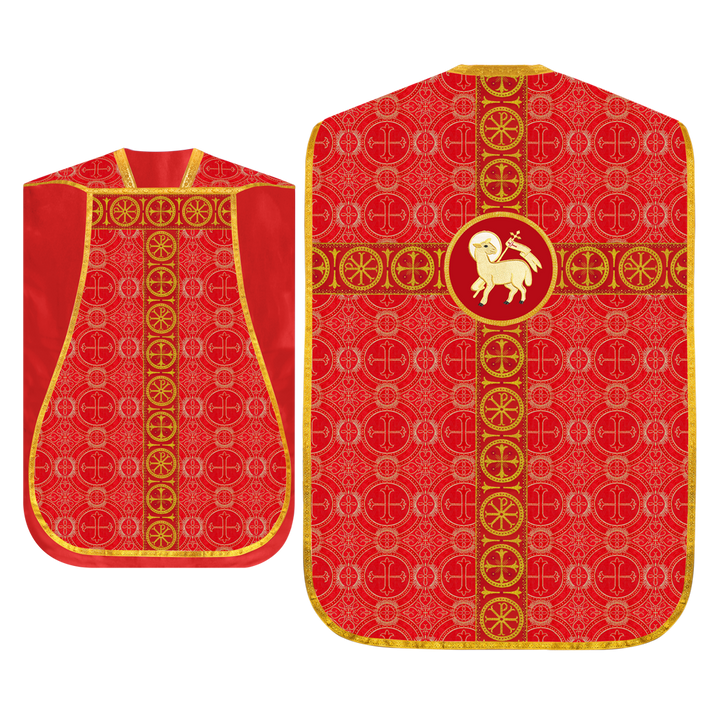 Roman Chasuble with Adorned Orphrey