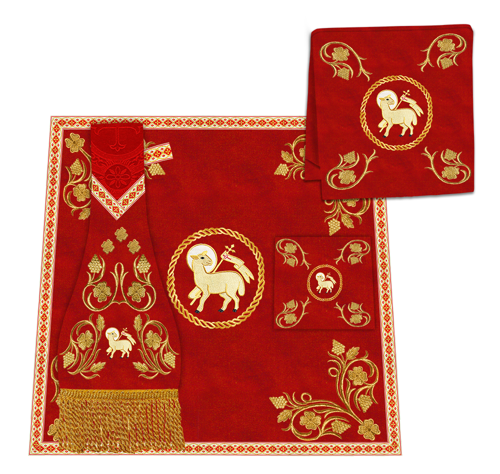 Roman Cope Vestment with Grapes Embroidered trims