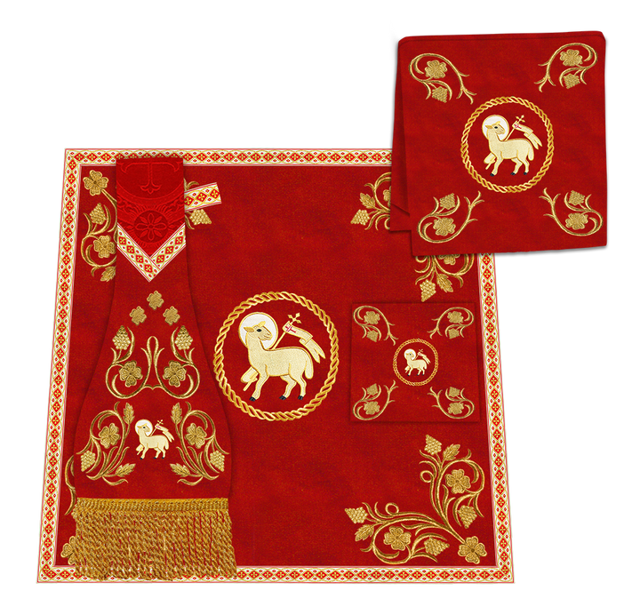 Roman Cope Vestment with Grapes Embroidered trims