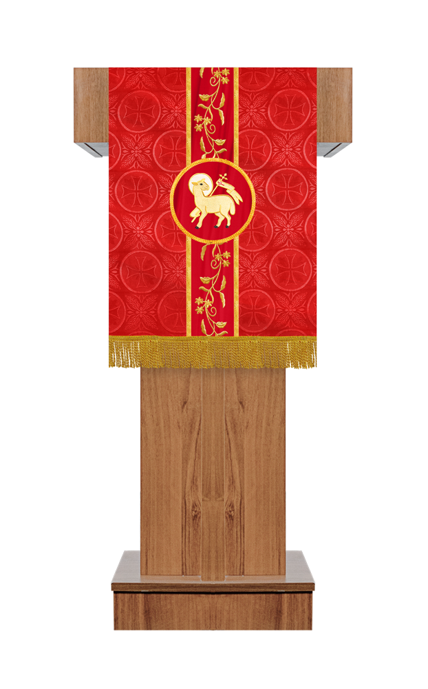 Altar Cloth with Fine Embroidery and Spiritual Motif