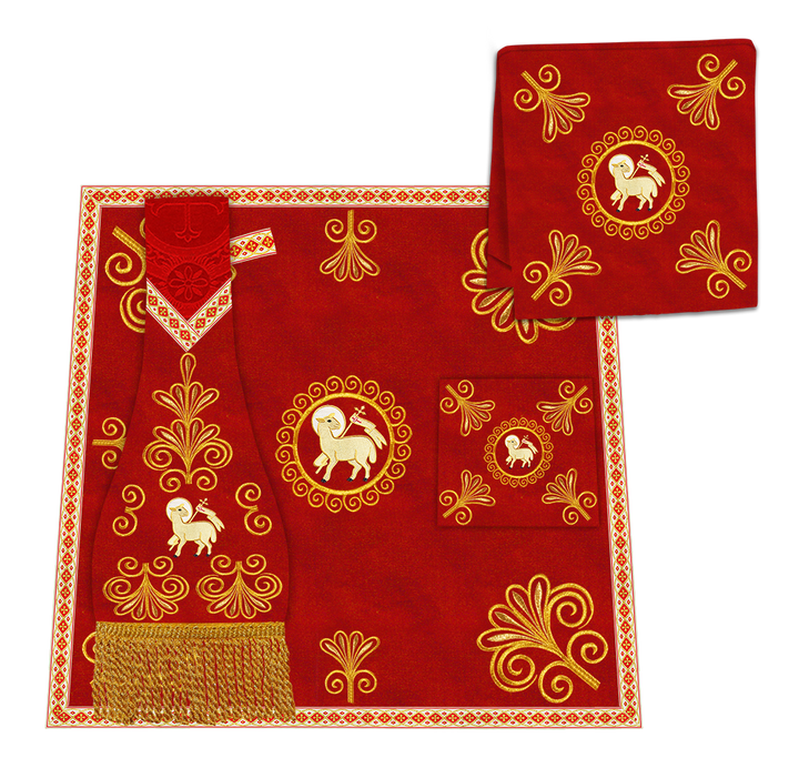 Gothic Cope Vestments With Spiritual Motif and Trims