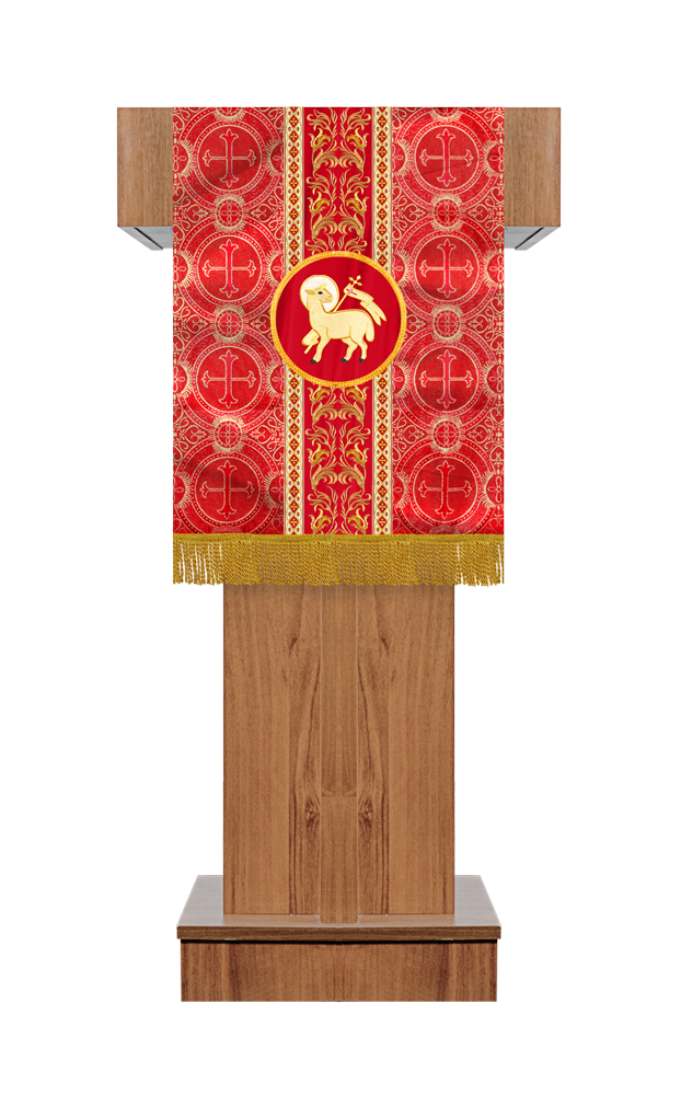Altar Cloth with Liturgical Motif and Trims