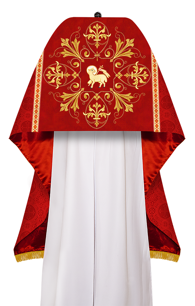 Humeral Veil Vestment with Adorned Liturgical Motif