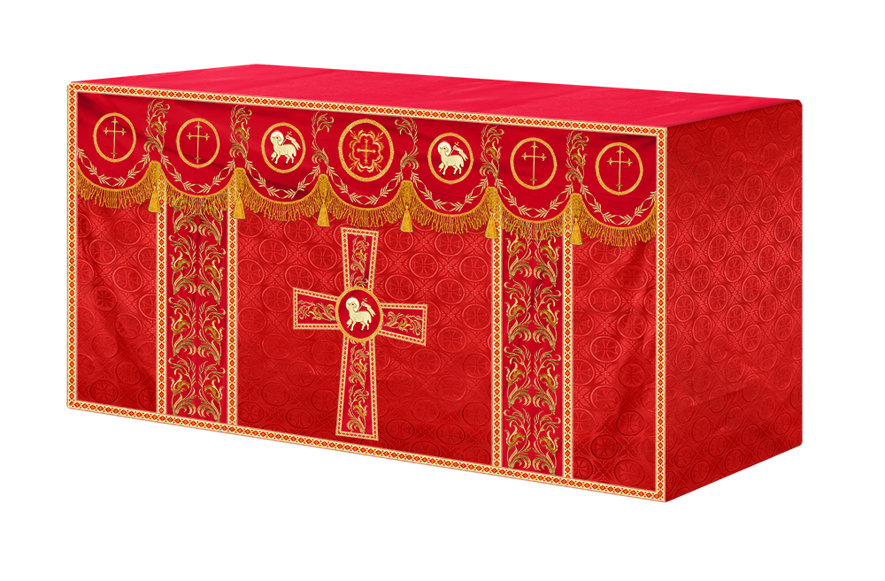 Handmade Church Altar Cloth with Traditional Embroidery