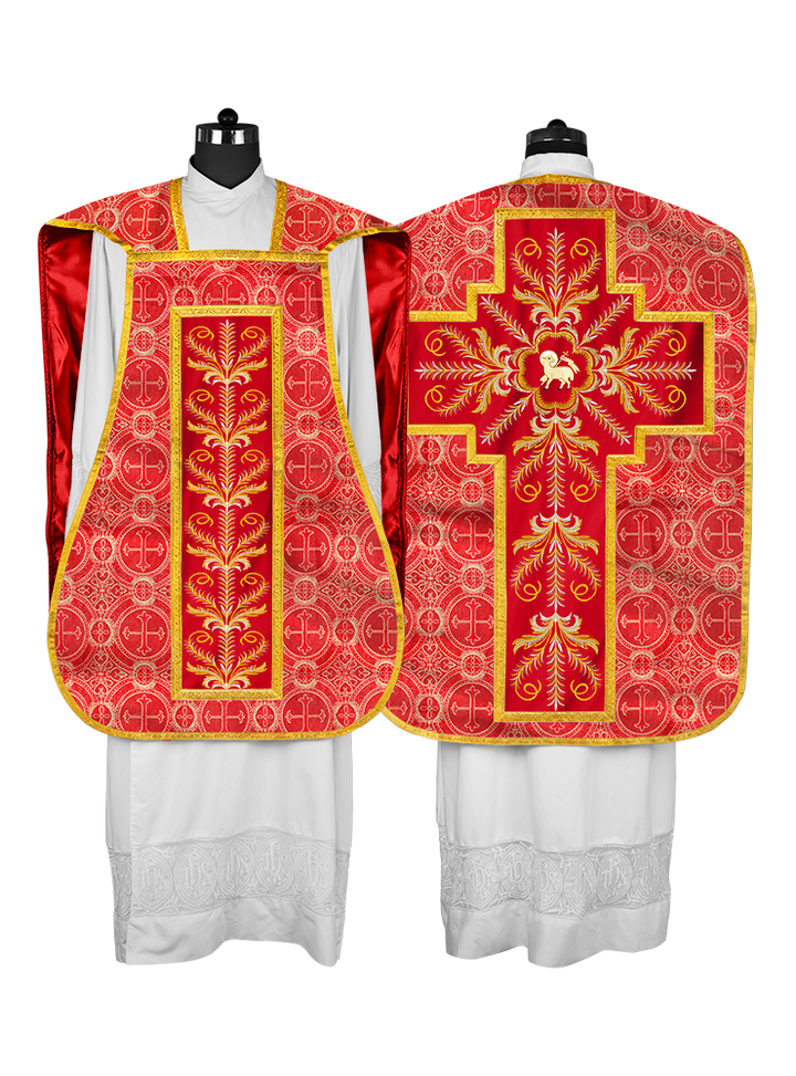 Roman Chasuble with liturgical motifs