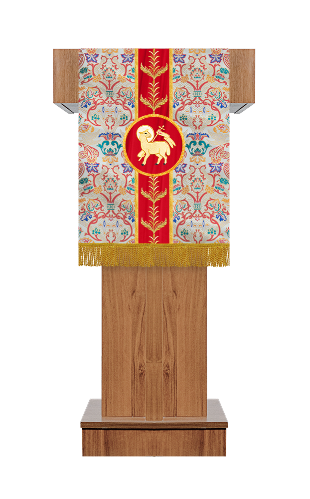 Tapestry Pulpit/Lectern Liturgical Embroidered Motif