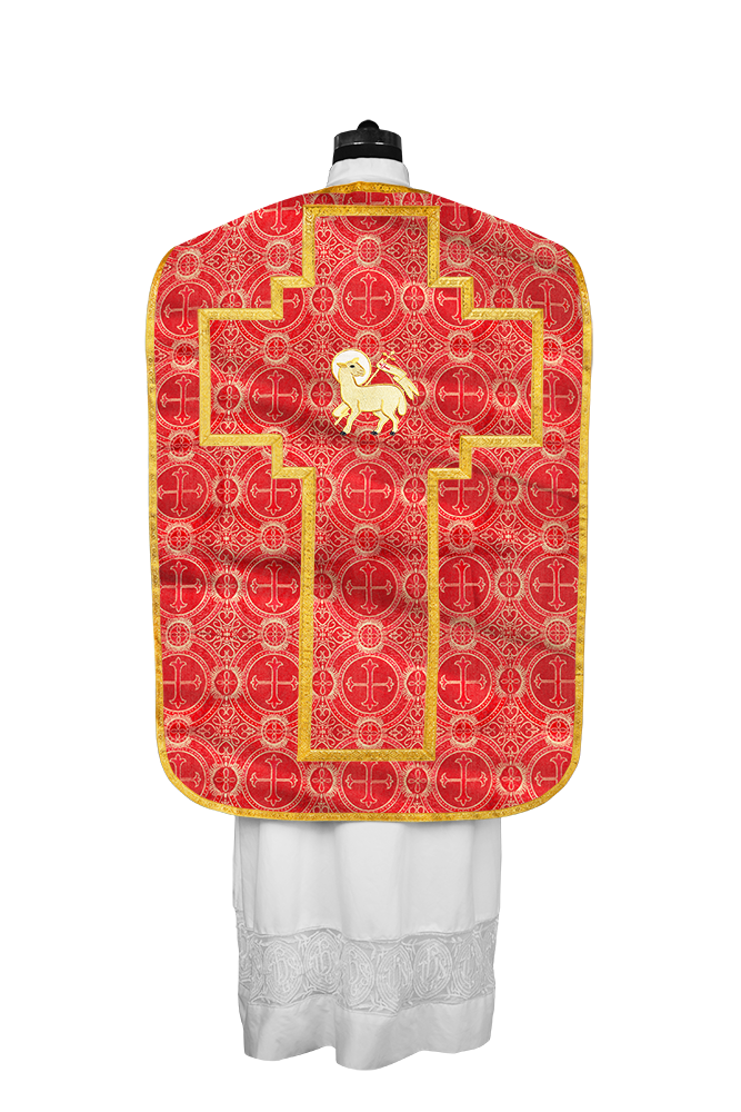 Roman Chasuble with adorned motif