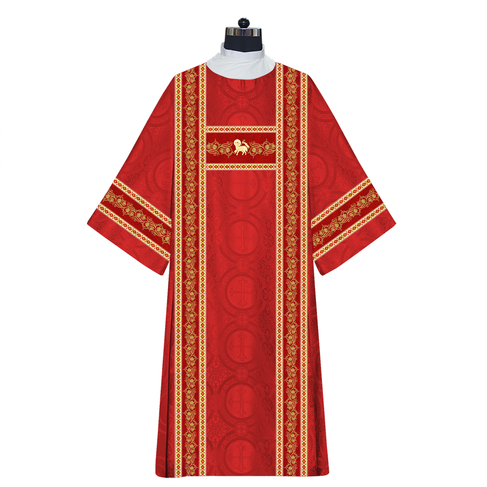 Dalmatics Vestments Adorned With Braids and Trims