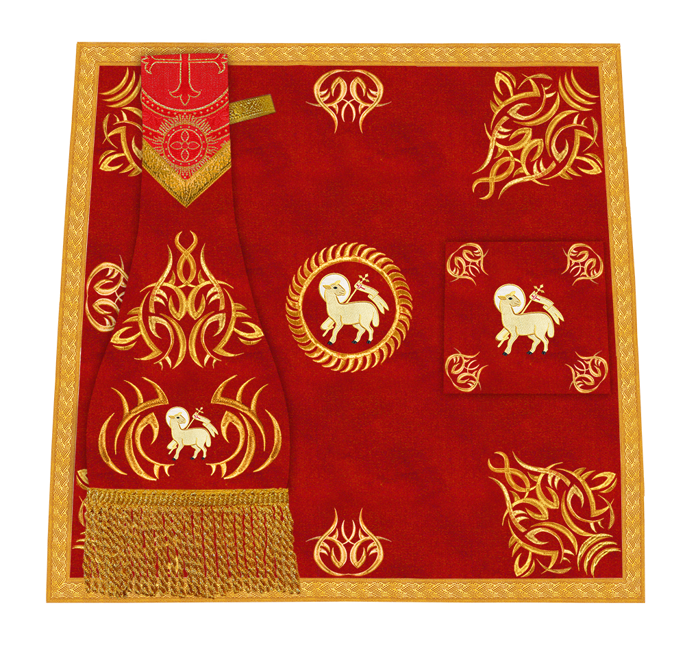 Set of four Fiddleback vestment with stole