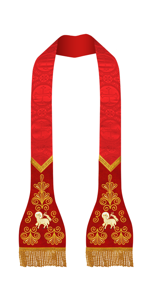 Roman Stole with Liturgical motif