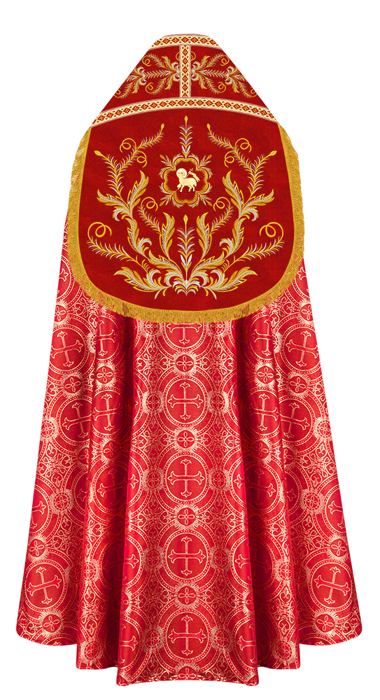 Traditional Embroidered Roman Cope Vestment