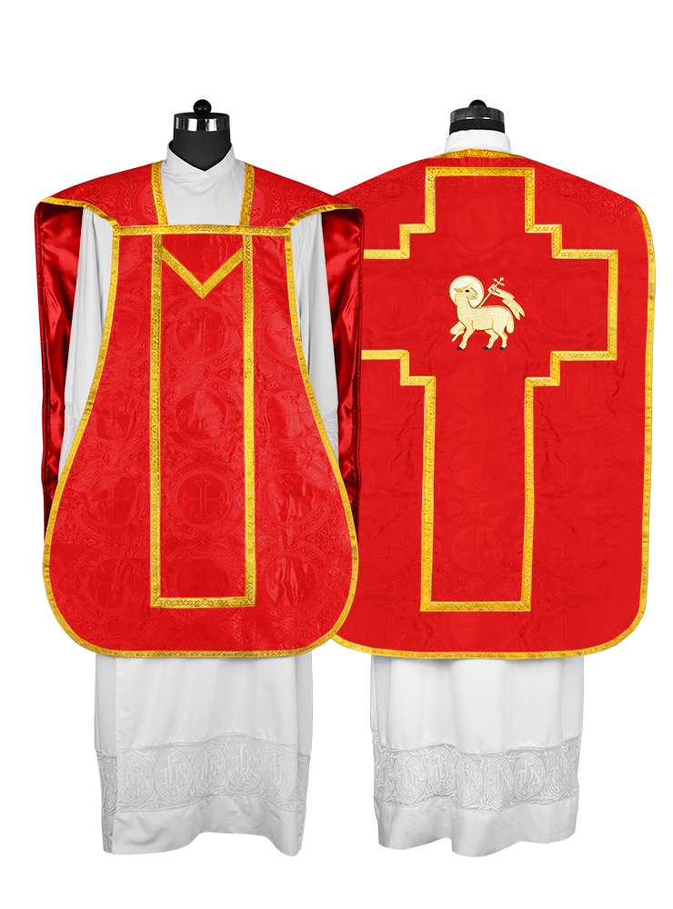 Roman Chasuble with adorned motif