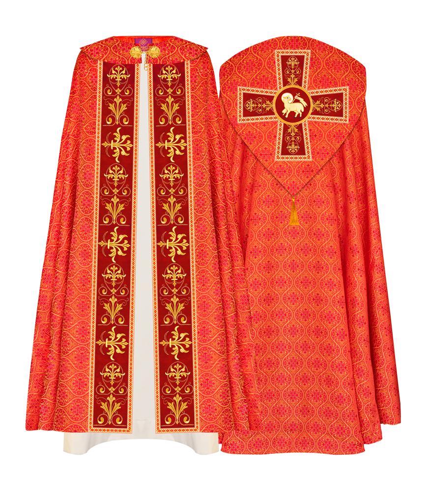 Gothic Cope Vestments With Colour Trims