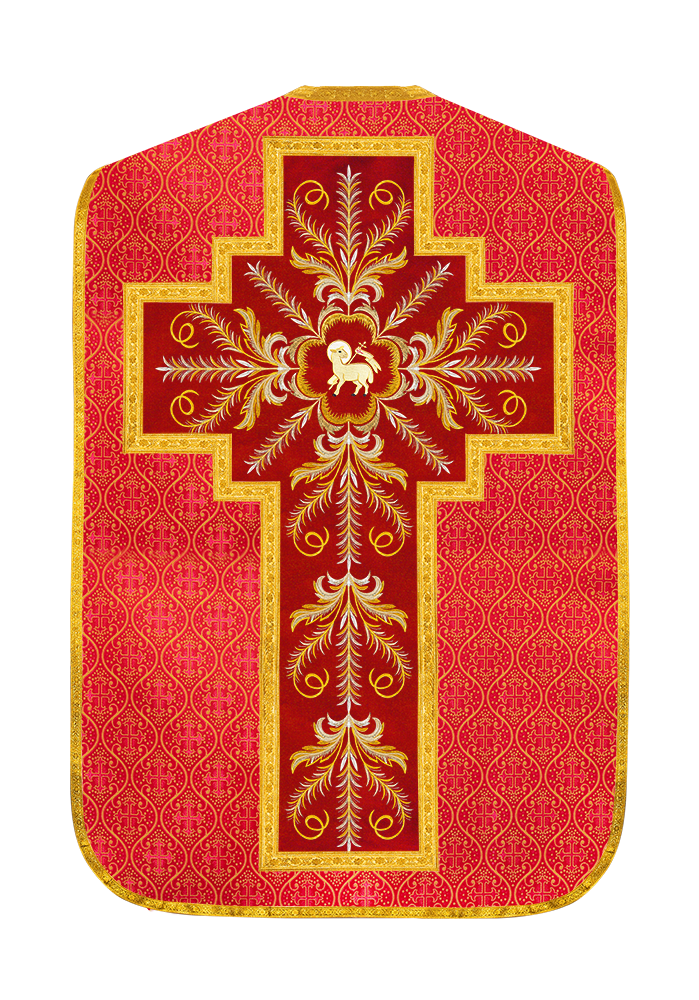 Roman Chasuble with liturgical motifs