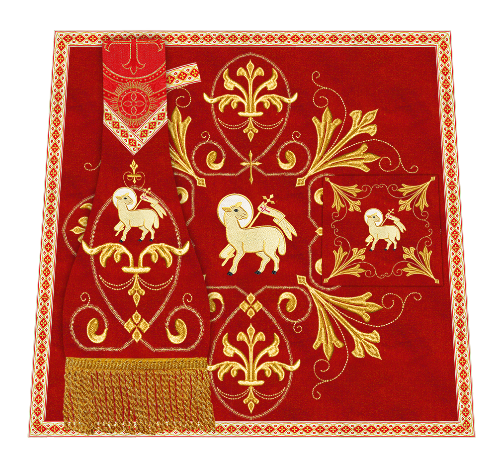 Spiritual Embroidery Mass Set Vestment