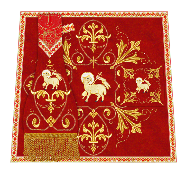 Spiritual Embroidery Mass Set Vestment