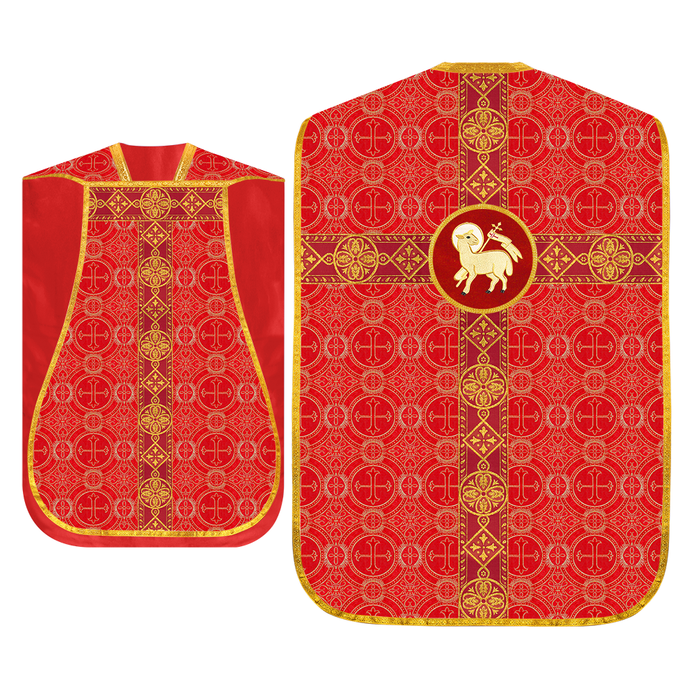 Embroidered Roman Chasuble Vestment