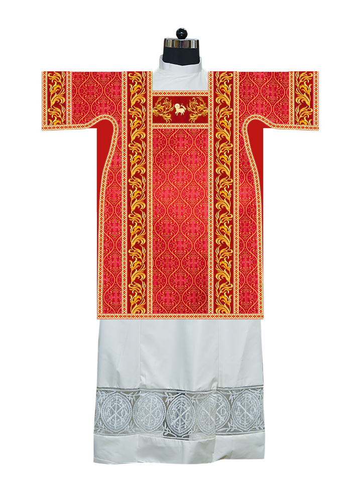 Tunicle Vestment with Woven Braids