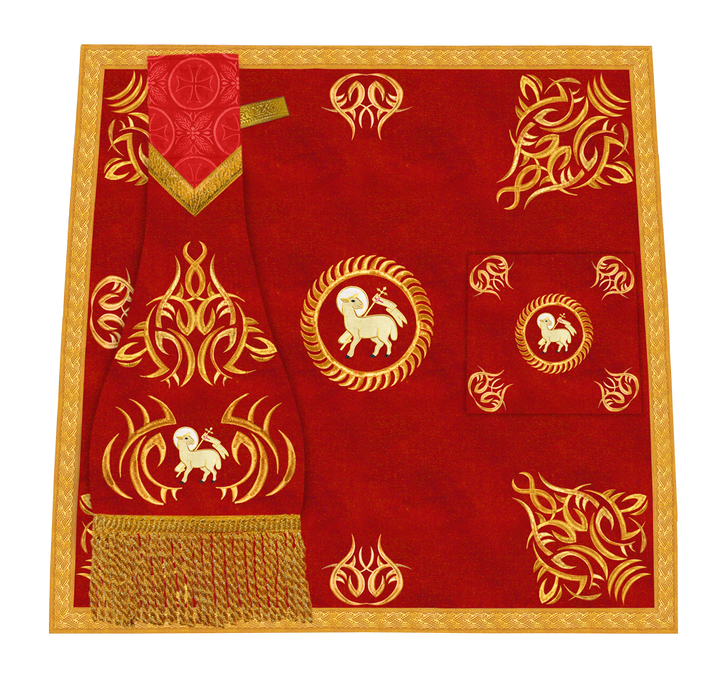 Altar Mass Set adorned with Spiritual embroidery