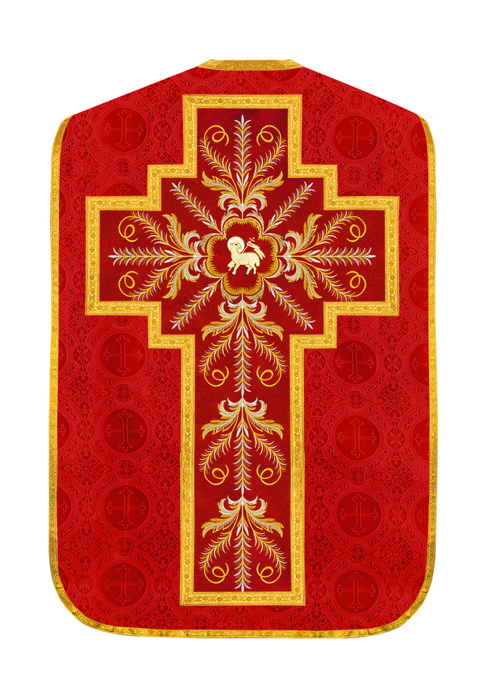 Roman Chasuble with liturgical motifs