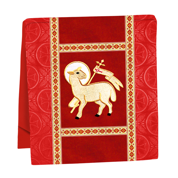 Traditional Altar Mass Set with  Embroidered Motifs