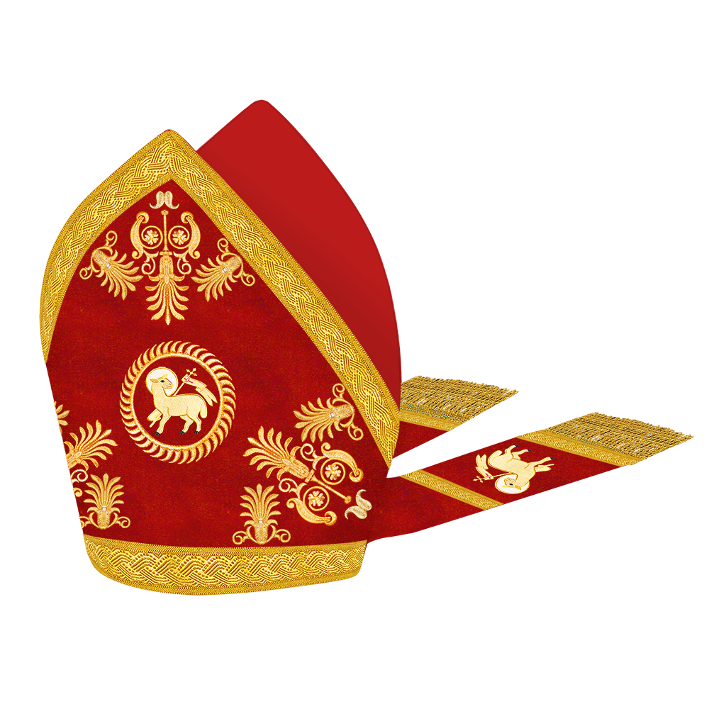 Catholic Mitre with embroidery