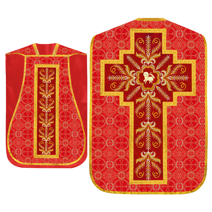 Roman Chasuble with liturgical motifs