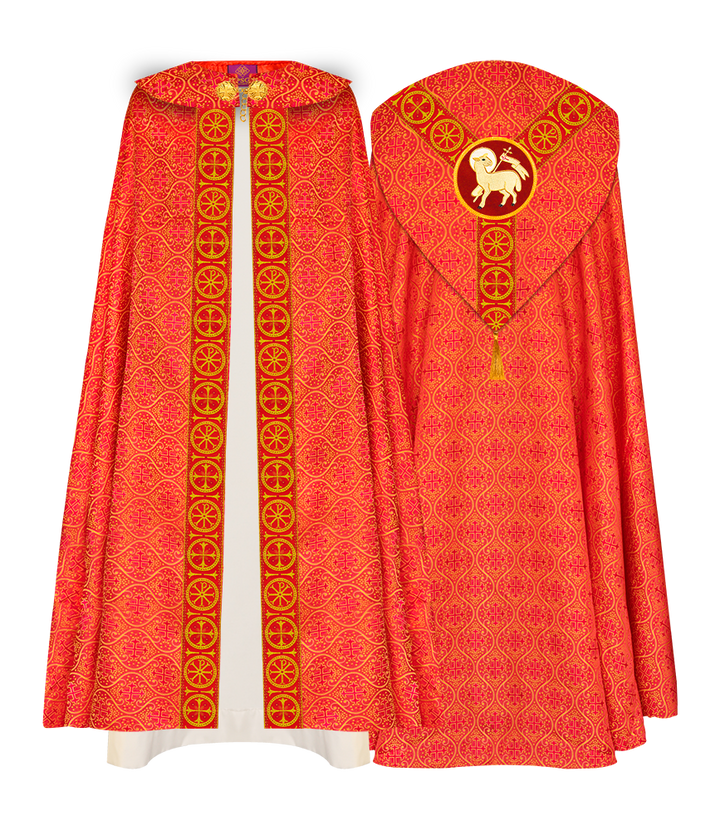 Gothic Cope Vestment with Y Type Embroidered Motif