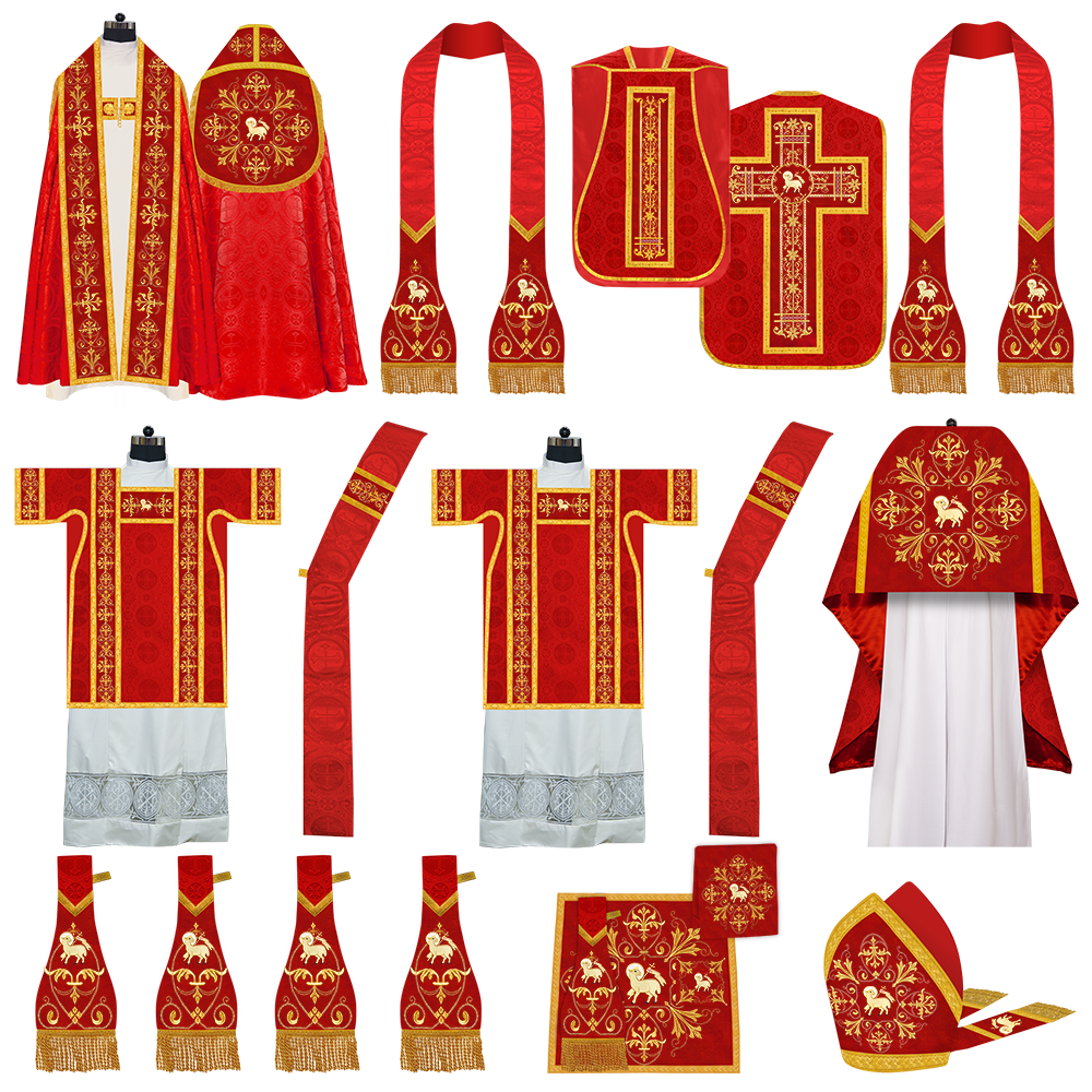 Roman Highline Mass Set with Embroidered Orphrey