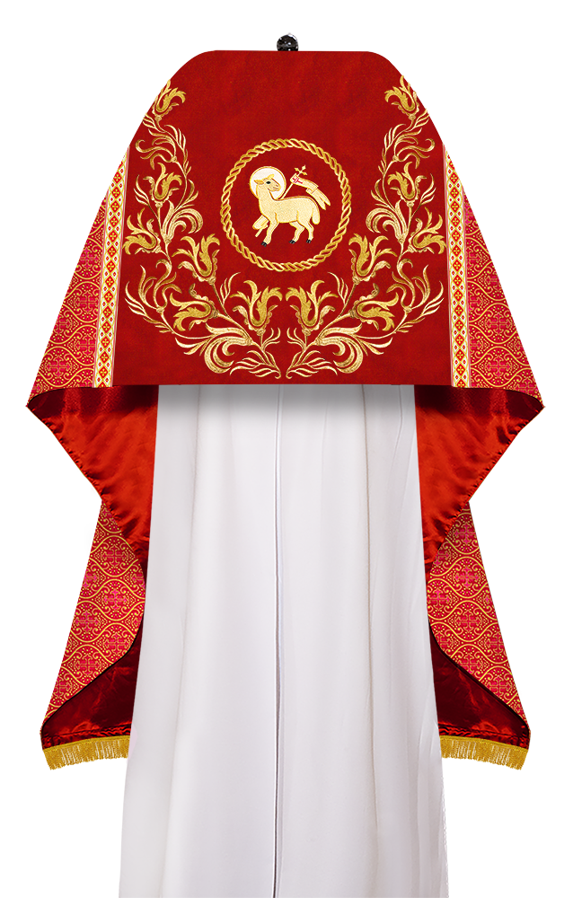 Humeral Veil Vestment with Embroidery Motif