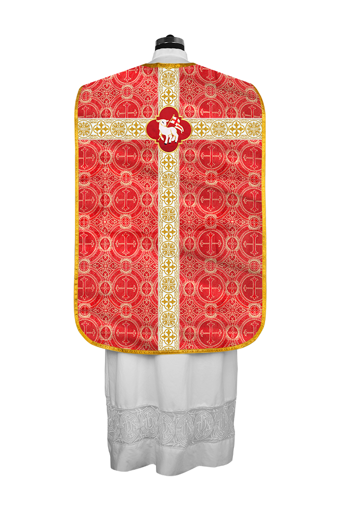 Vestimentas con espalda de violín con motivo y cruz Orphrey