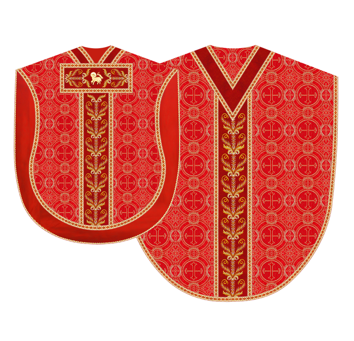 Borromean Chasuble Vestment With Liturgical Trims