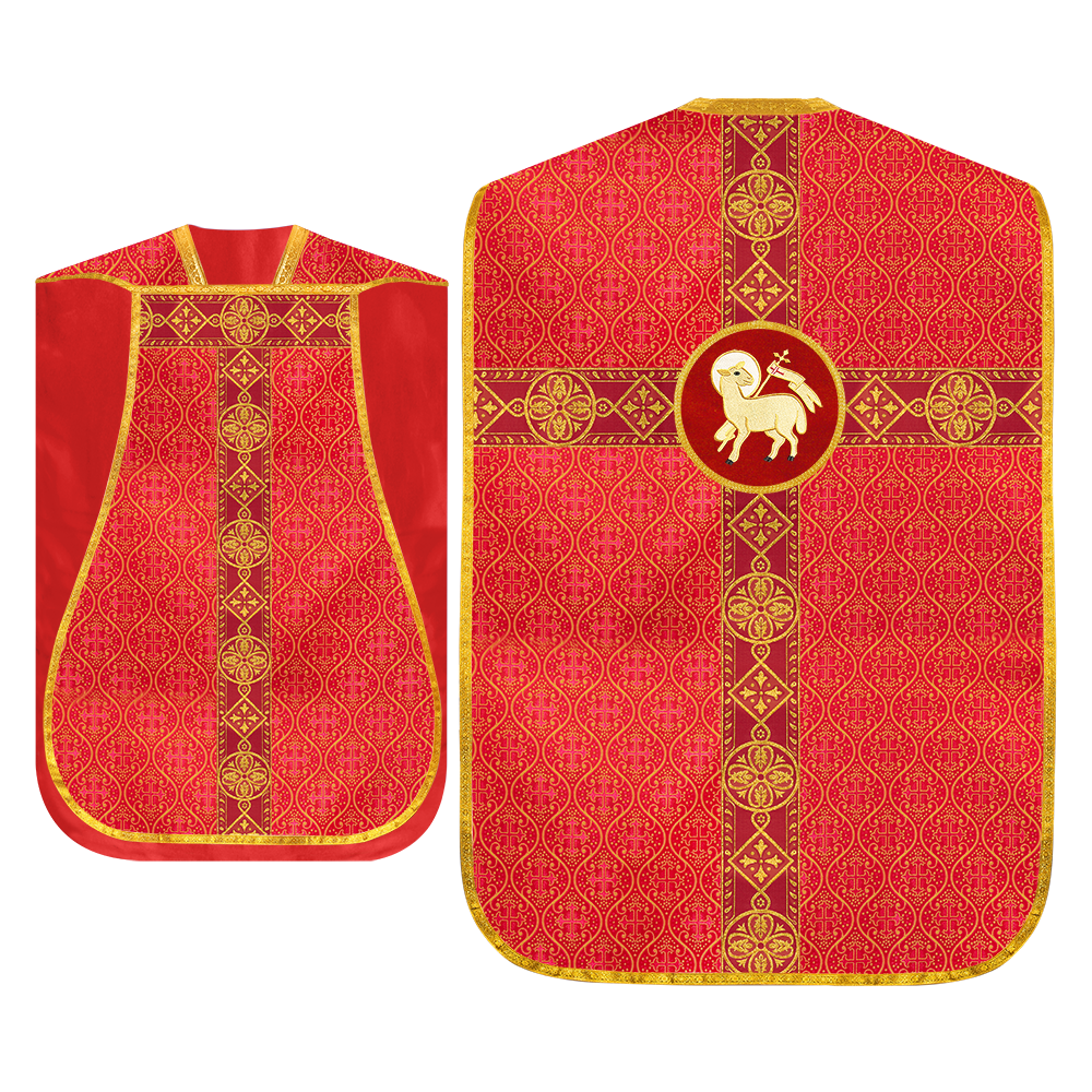 Embroidered Roman Chasuble Vestment