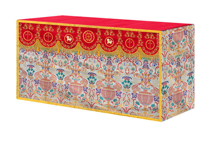 Coronation Tapestry Church Altar Cloth with Trims