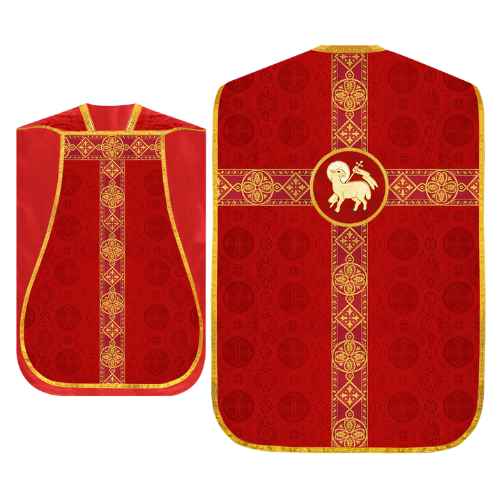 Embroidered Roman Chasuble Vestment