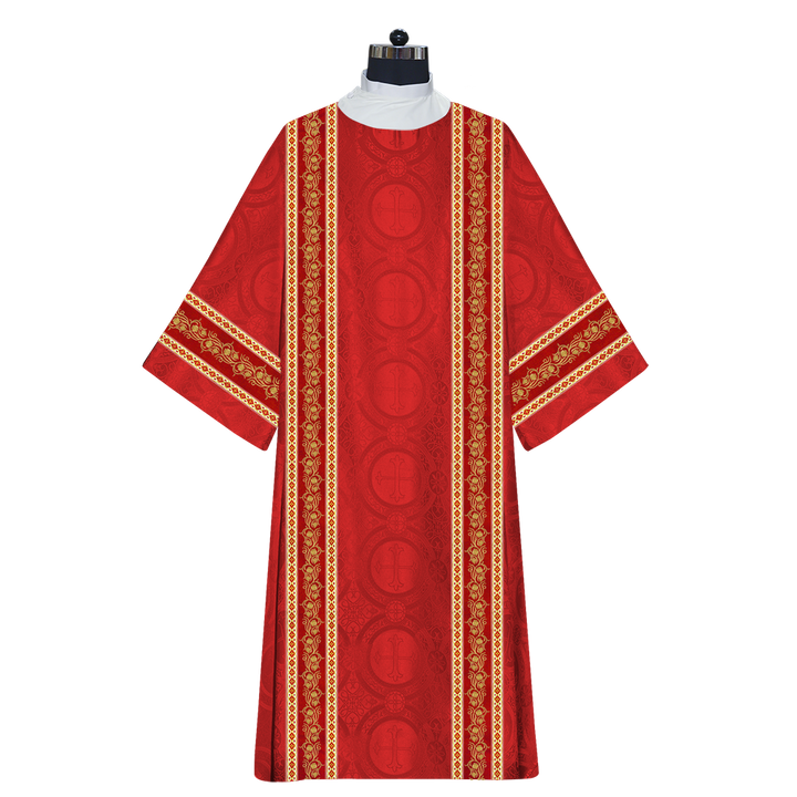 Dalmatics Vestments Adorned With Braids and Trims