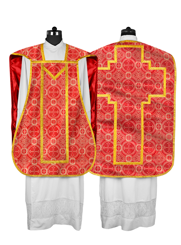 Roman Chasuble with adorned motif