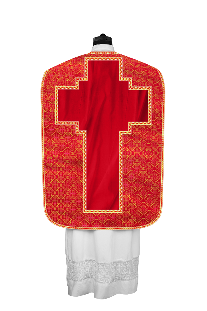 Roman chasuble with Motif and Trims