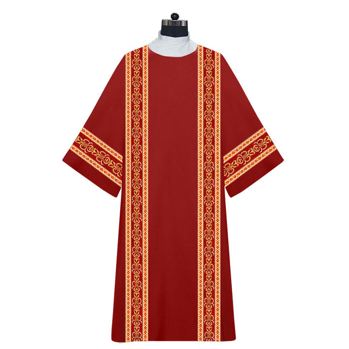 Dalmatics Vestments Enhanced With Woven Braids