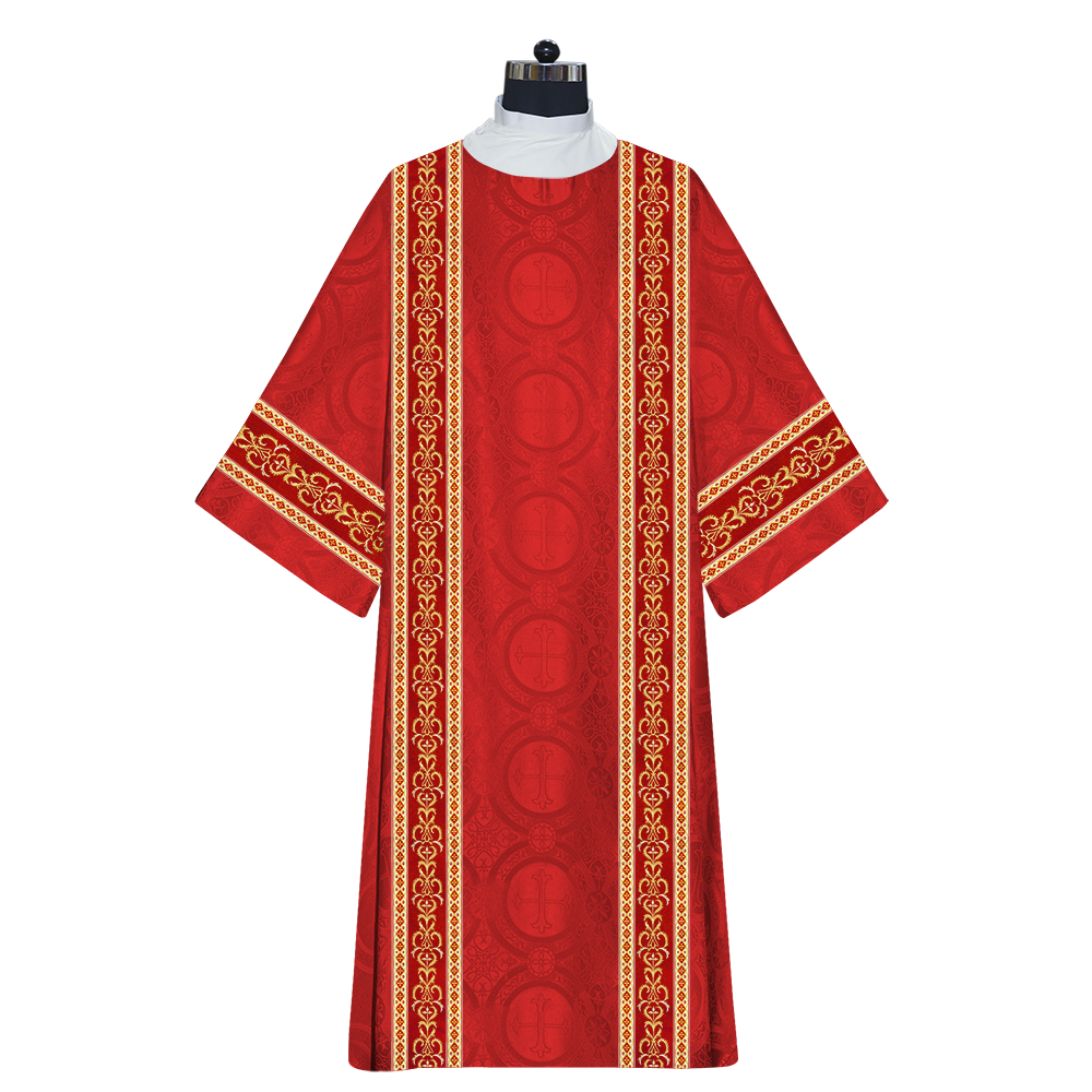 Dalmatics Vestments Enhanced With Woven Braids