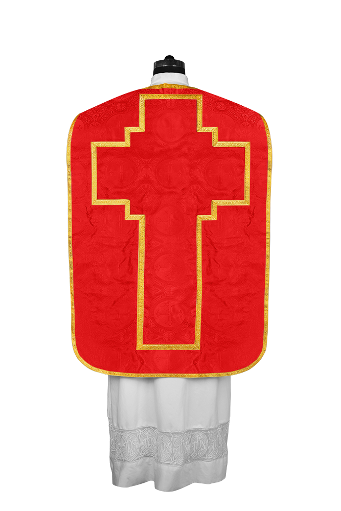 Roman Chasuble with adorned motif