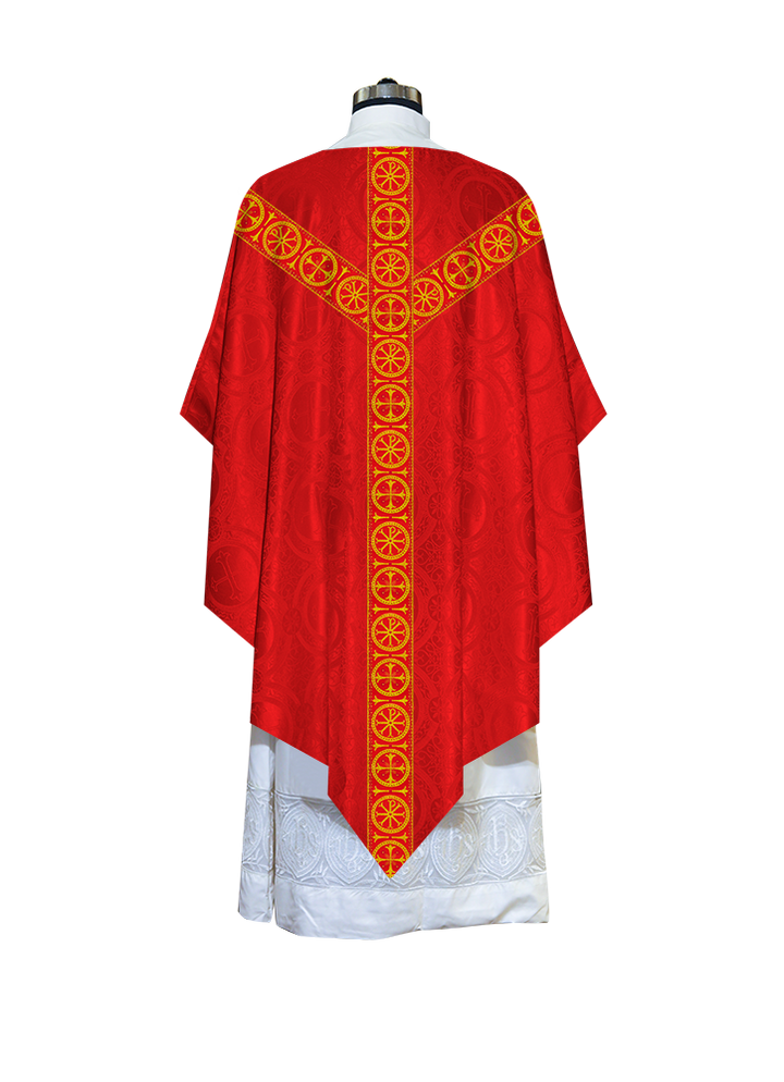 Pugin Chasuble with Detailed Braids