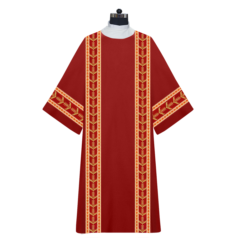 Dalmatics Vestments With Adorned Orphrey and Trims