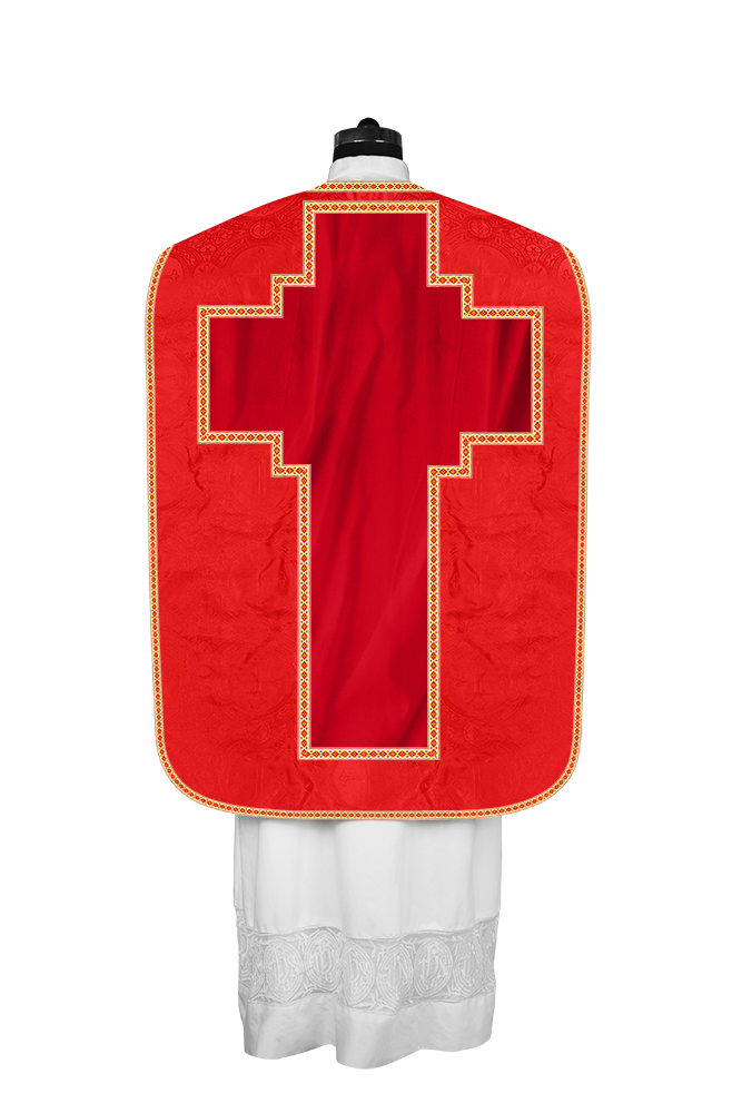 Roman chasuble with Motif and Trims