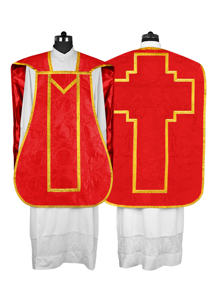 Roman Chasuble with adorned motif