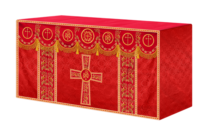 Handmade Church Altar Cloth with Traditional Embroidery
