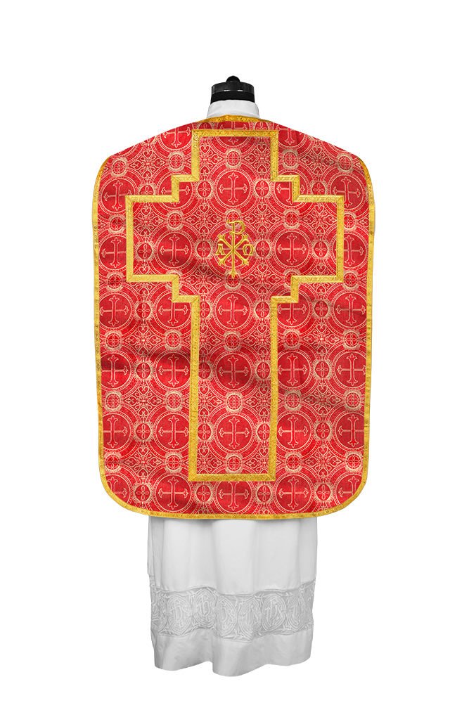 Roman Chasuble with adorned motif
