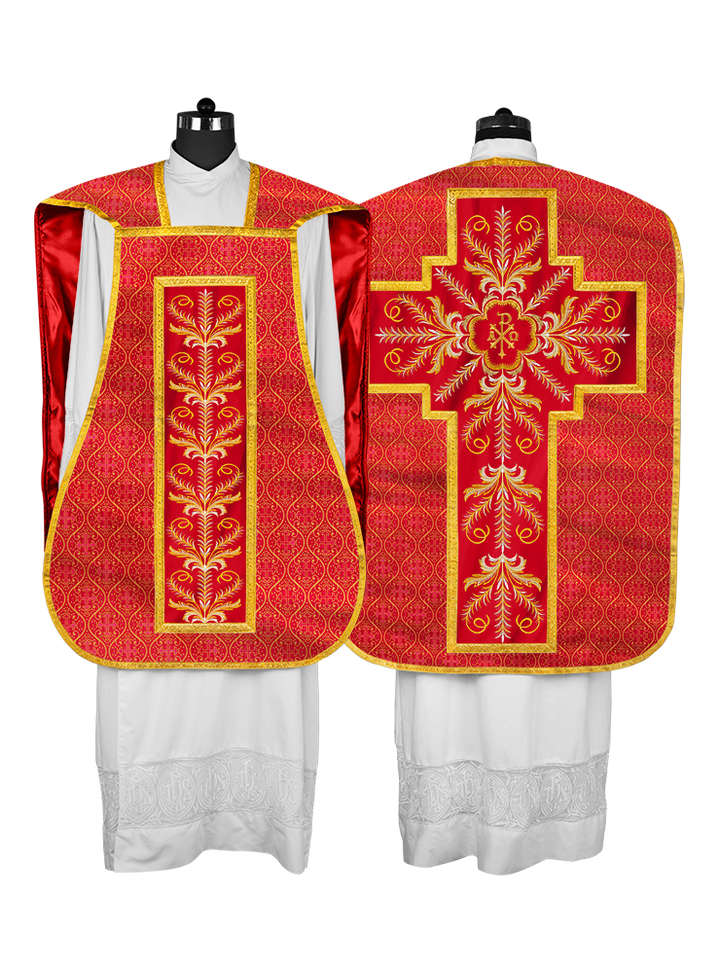 Roman Chasuble with liturgical motifs